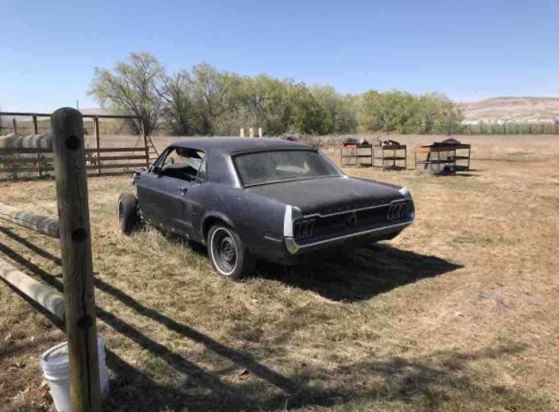 1968 Blue Ford Mustang Coupe