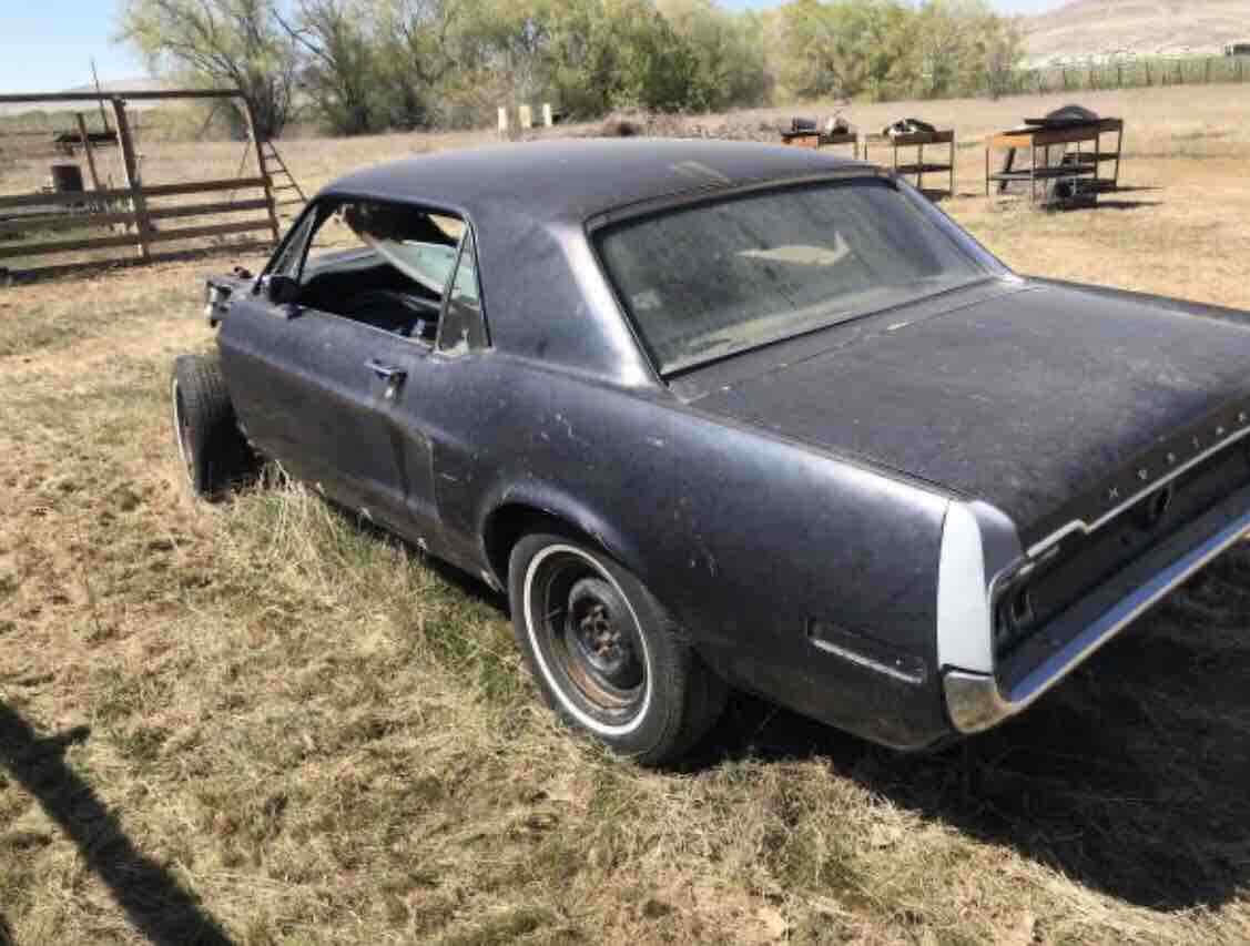 1968 Blue Ford Mustang Coupe