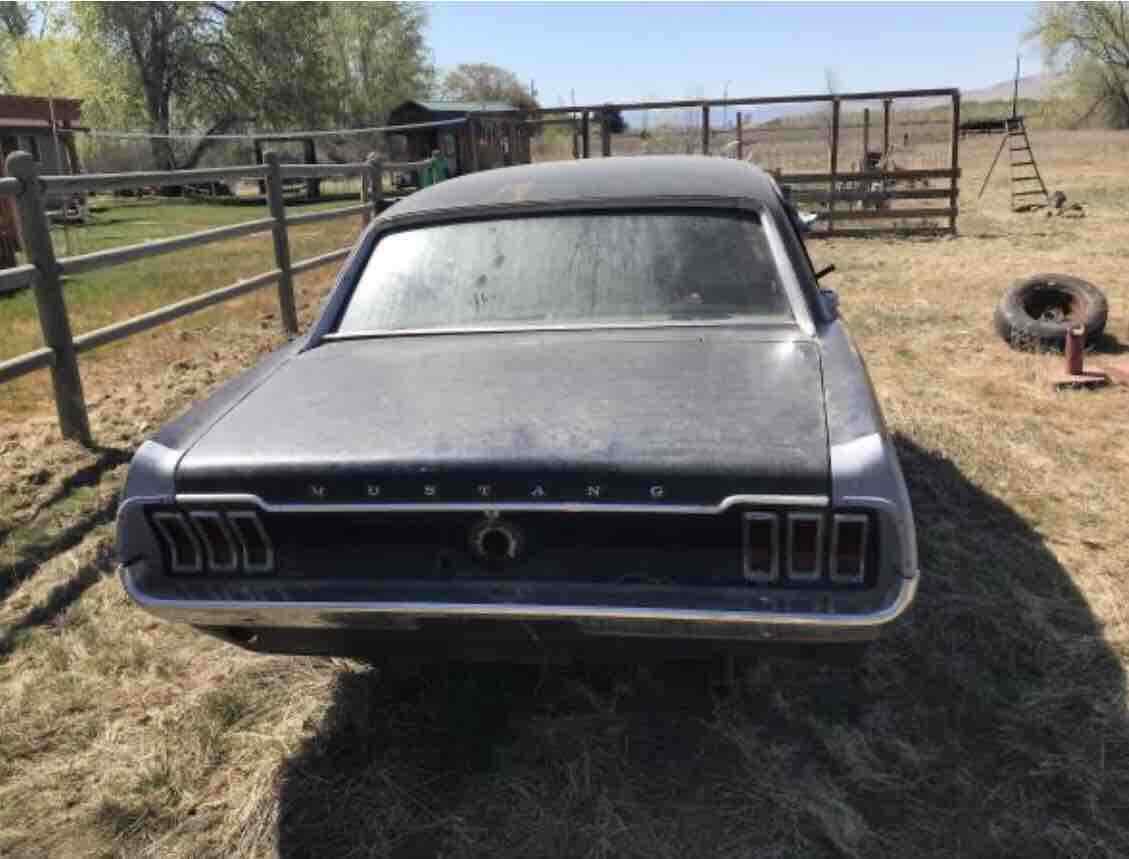 1968 Blue Ford Mustang Coupe