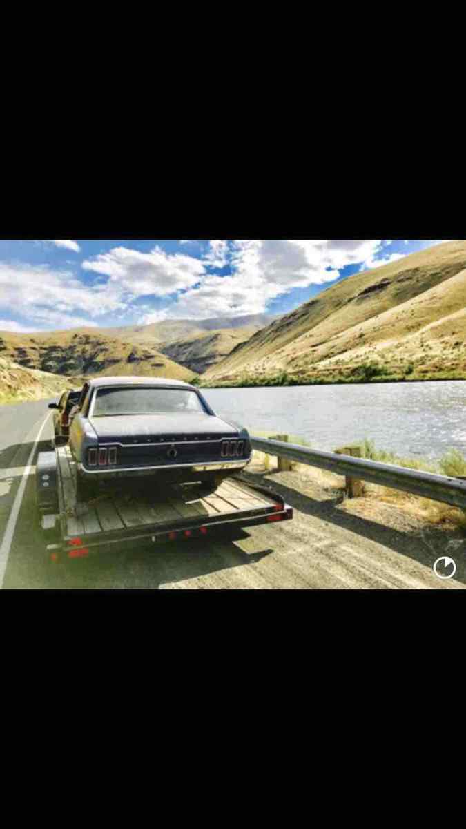 1968 Blue Ford Mustang Coupe