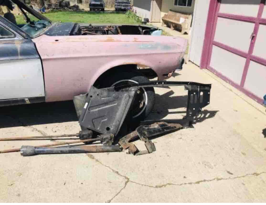 1968 Blue Ford Mustang Coupe