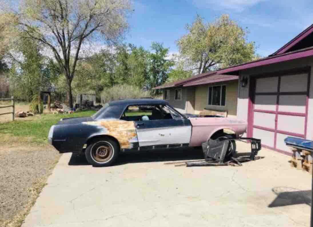 1968 Blue Ford Mustang Coupe