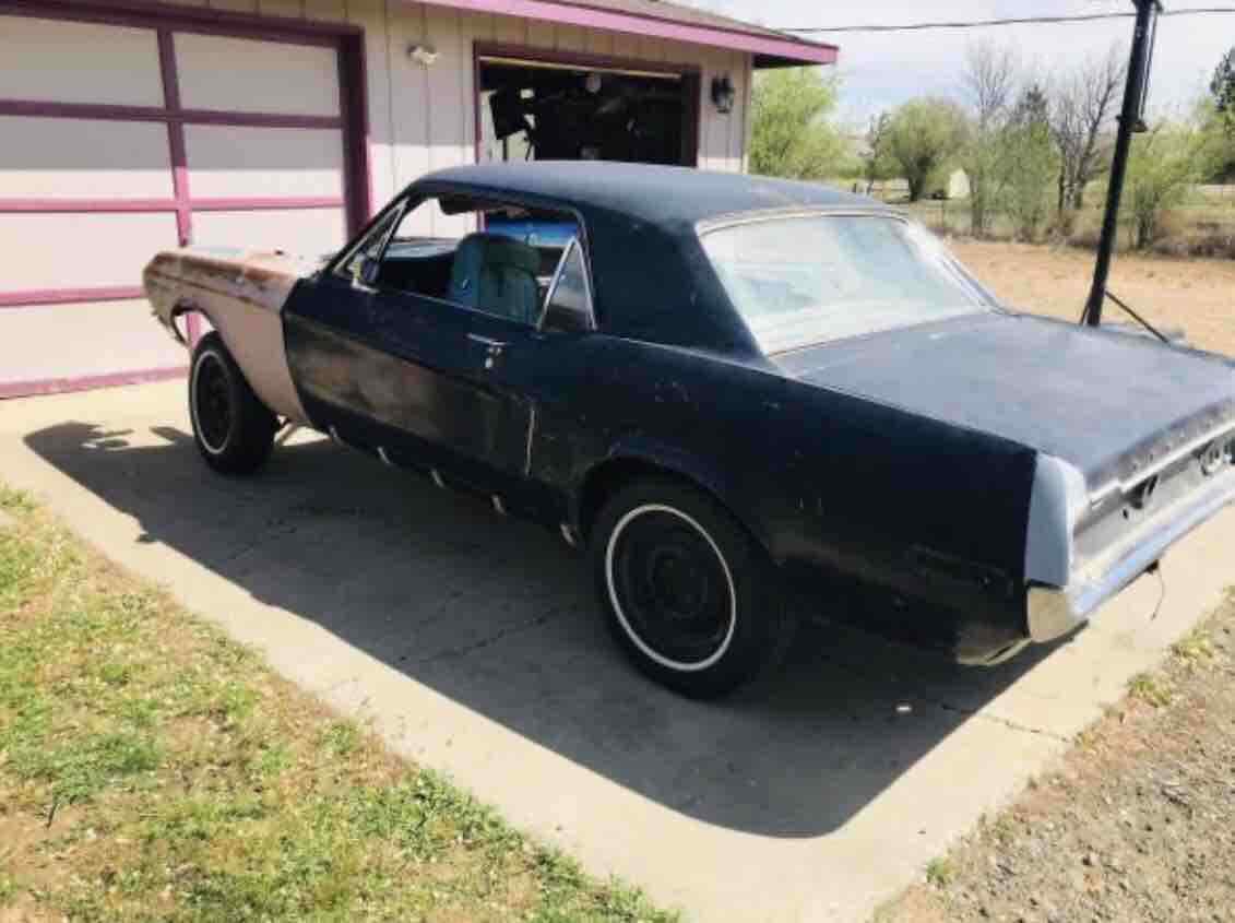 1968 Blue Ford Mustang Coupe