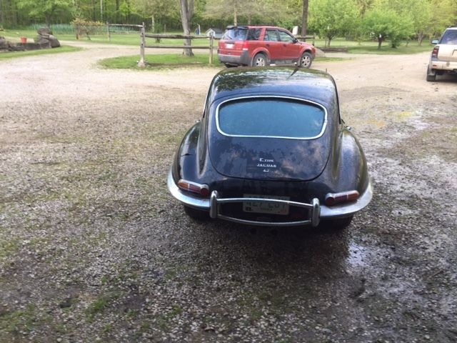 1968 Black Jaguar E-Type 2 door coupe