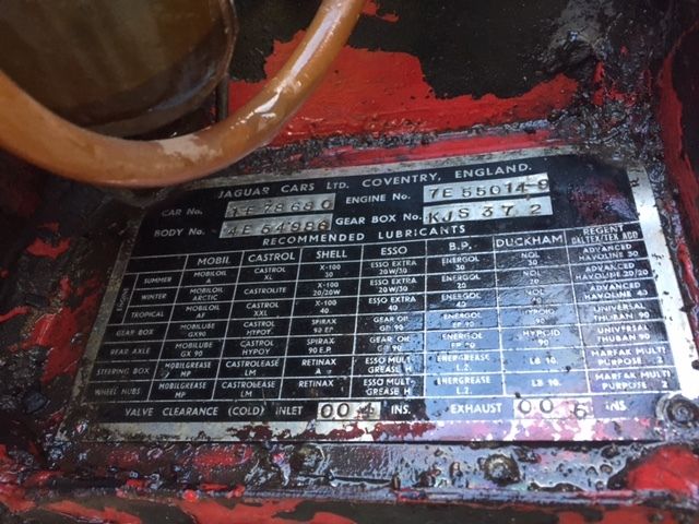 1968 Black Jaguar E-Type 2 door coupe