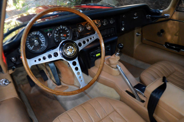 1968 Flamenco Red Mica Jaguar E-Type