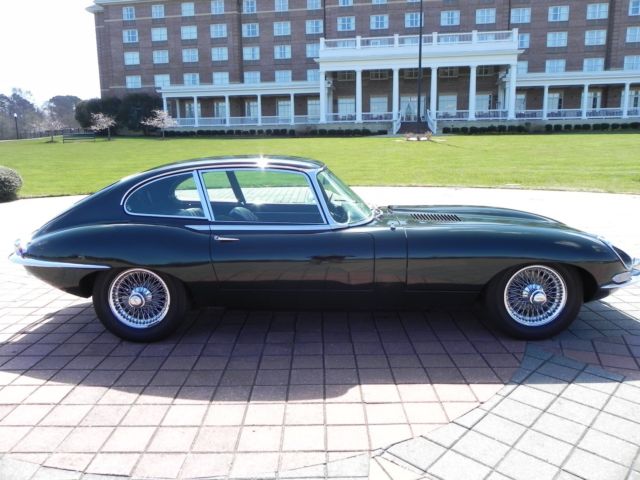 1968 Green Jaguar E-Type Coupe
