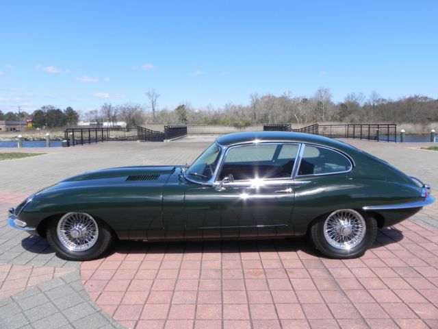 1968 Green Jaguar E-Type Coupe