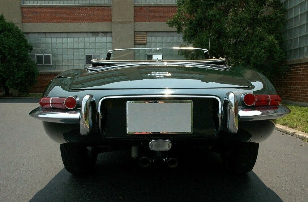 1968 Green Jaguar E-Type Convertible