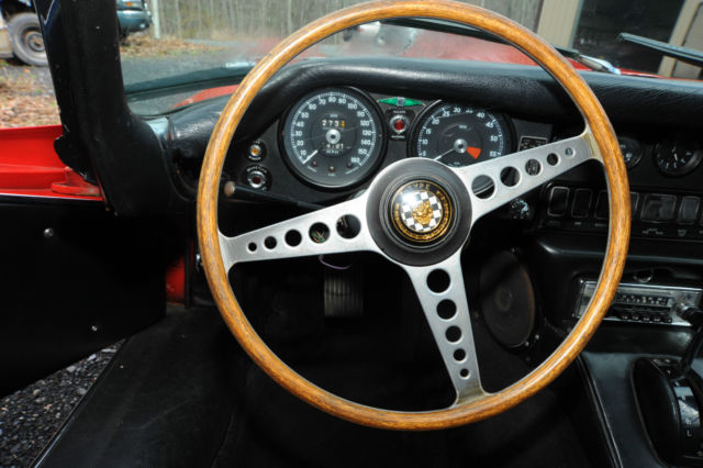 1968 Red Jaguar E-Type Coupe