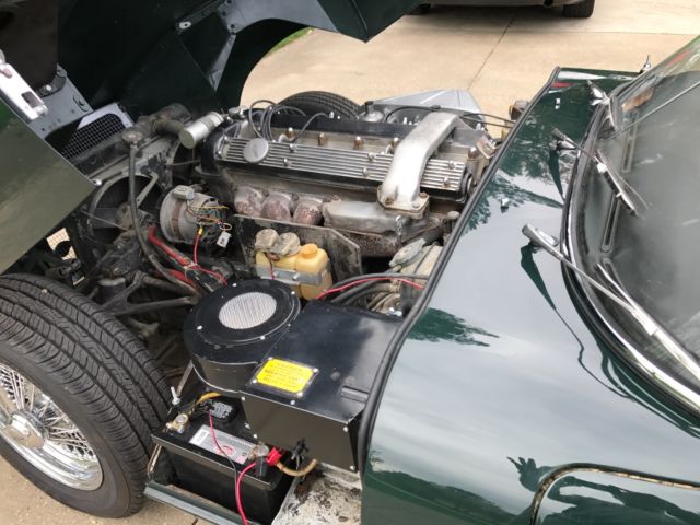 1968 British Racing Green Jaguar E-Type Convertible