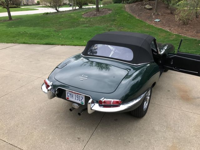 1968 British Racing Green Jaguar E-Type Convertible