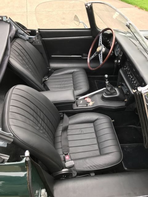 1968 British Racing Green Jaguar E-Type Convertible