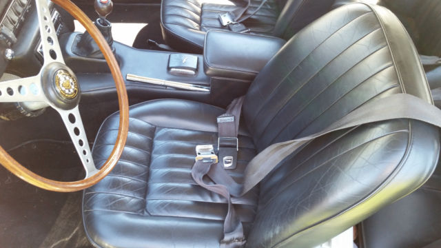 1968 Burgundy Jaguar E-Type 2+2 Coupe