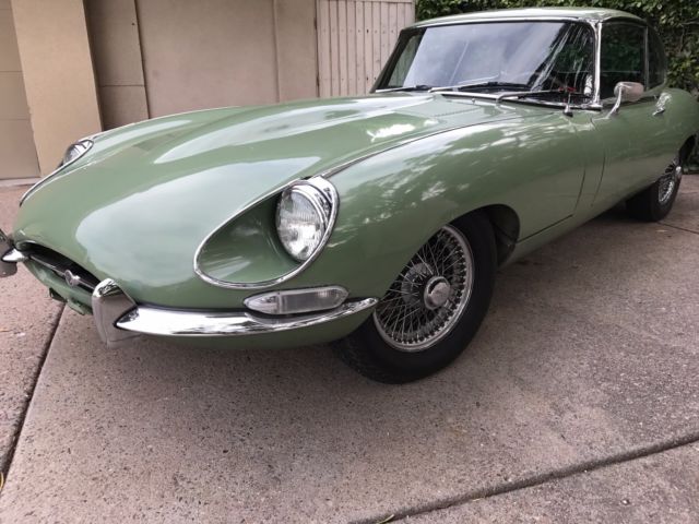 1968 Green Jaguar E-Type Coupe