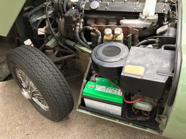 1968 Green Jaguar E-Type Coupe