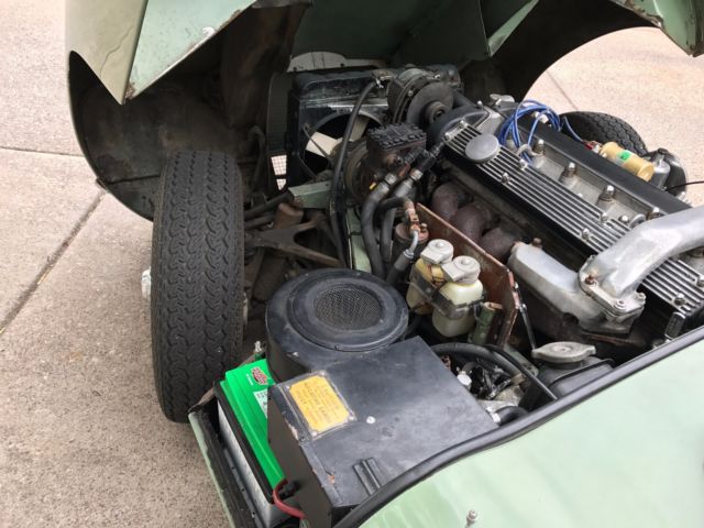 1968 Green Jaguar E-Type Coupe