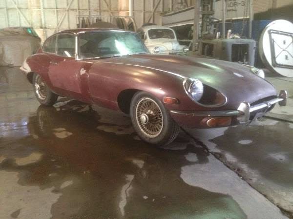 1968 Blue Jaguar E-Type Coupe