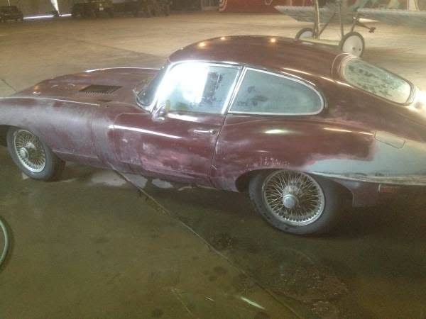 1968 Blue Jaguar E-Type Coupe