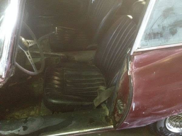 1968 Blue Jaguar E-Type Coupe