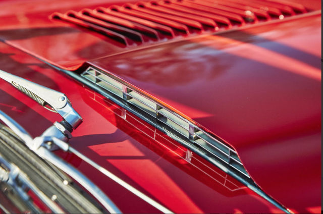 1968 Red Jaguar E-Type Convertible