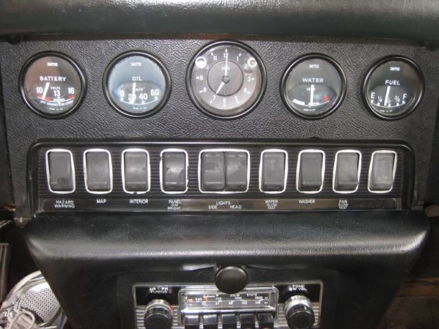 1968 Green Jaguar E-Type Convertible