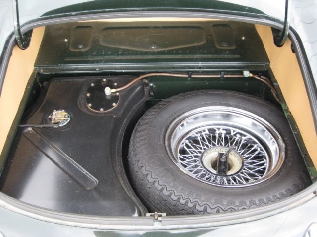 1968 Green Jaguar E-Type Convertible