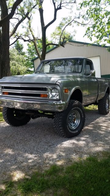 1968 Silver Chevrolet C/K Pickup 2500 Standard Cab Pickup