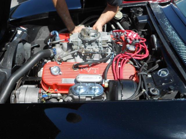 1968 Black Chevrolet Corvette Convertible