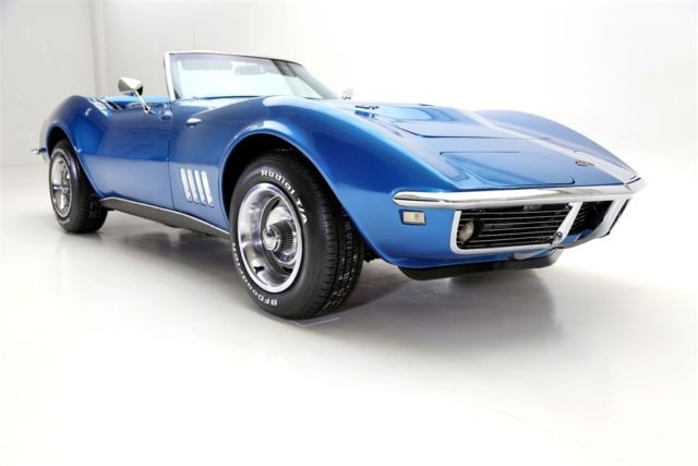 1968 Blue Chevrolet Corvette Convertible