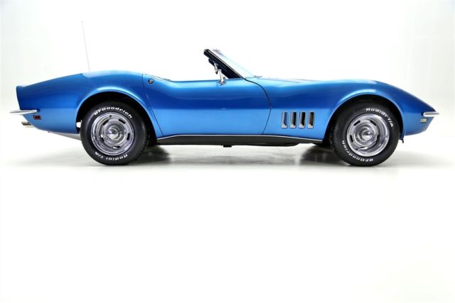 1968 Blue Chevrolet Corvette Convertible