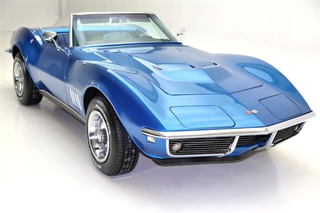 1968 Blue Chevrolet Corvette Convertible