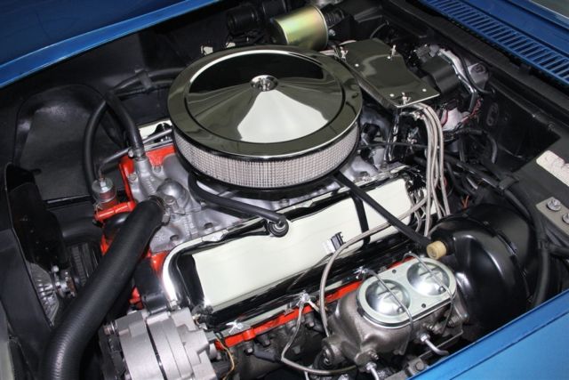 1968 Blue Chevrolet Corvette Convertible