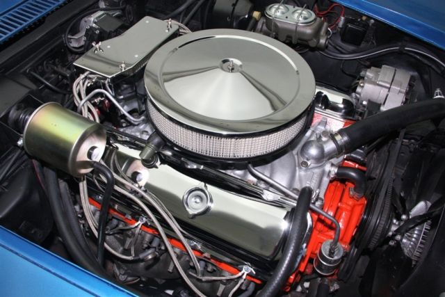 1968 Blue Chevrolet Corvette Convertible