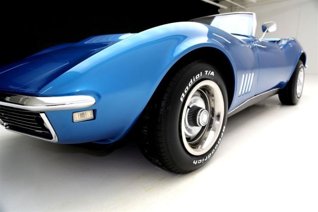 1968 Blue Chevrolet Corvette Convertible