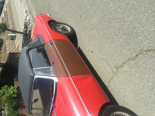 1968 Red MG C Convertible