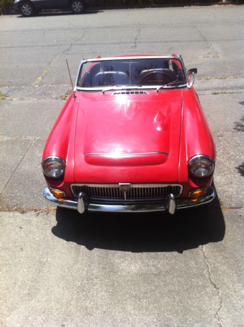 1968 Red MG C Convertible