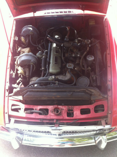 1968 Red MG C Convertible
