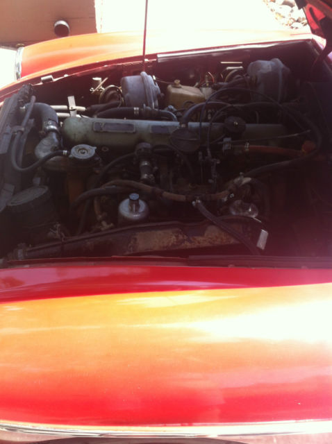 1968 Red MG C Convertible