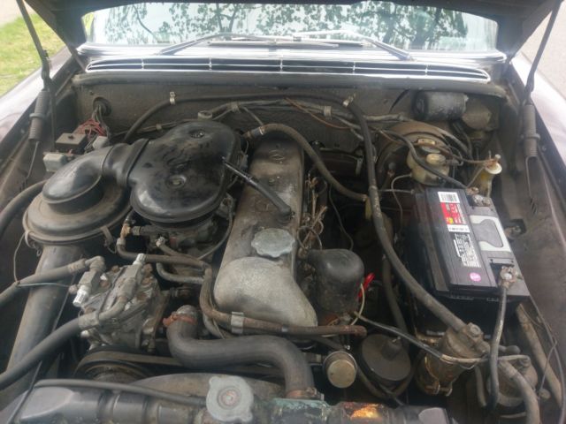 1968 Burgundy Mercedes-Benz S-Class Sedan