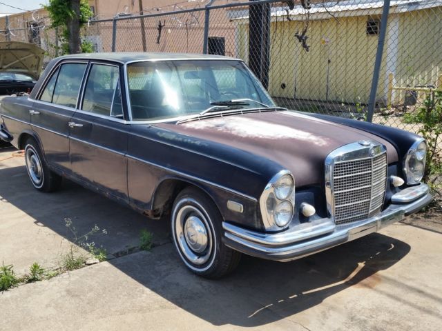 1968 Blue Mercedes-Benz 200-Series Sedan