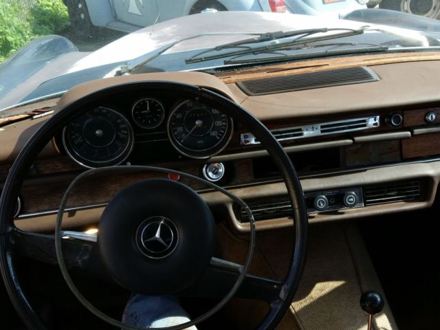 1968 Blue Mercedes-Benz 200-Series Sedan