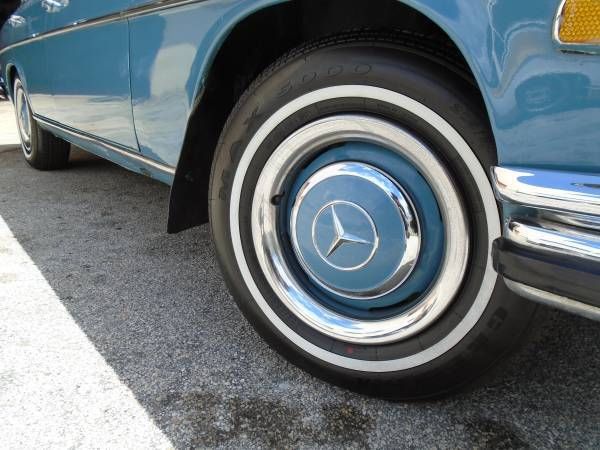 1968 Horizon Blue Mercedes-Benz 200-Series Sedan