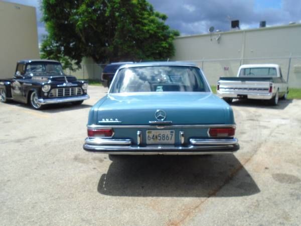 1968 Horizon Blue Mercedes-Benz 200-Series Sedan