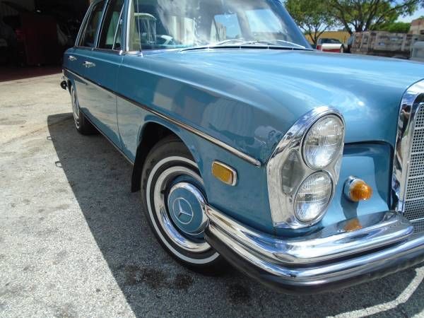 1968 Horizon Blue Mercedes-Benz 200-Series Sedan