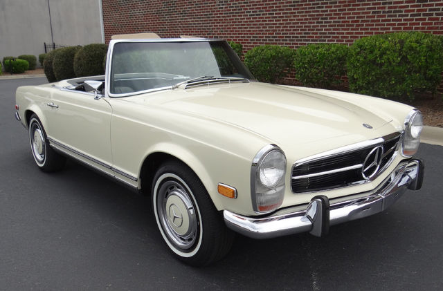 1968 Light Ivory (670H) Mercedes-Benz SL-Class Convertible