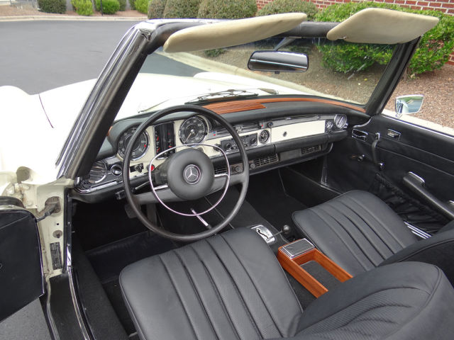 1968 Light Ivory (670H) Mercedes-Benz SL-Class Convertible