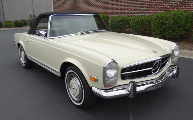 1968 Light Ivory (670H) Mercedes-Benz SL-Class Convertible