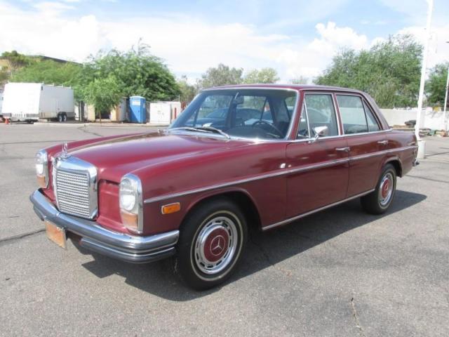 1968 Red Mercedes-Benz 200-Series Sedan