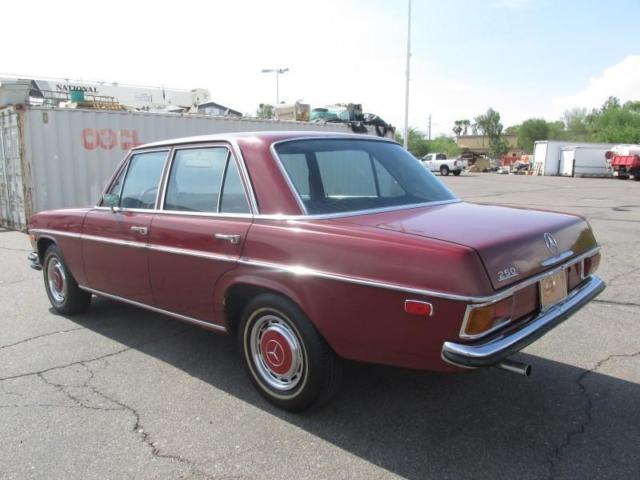 1968 Red Mercedes-Benz 200-Series Sedan